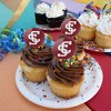 Santa Clara University Primary Logo Cupcake Picks Toppers Decoration Set of 6 - 4 of 4
