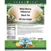 TerraVita Wild Berry Hibiscus Black Tea (50 tea bags, ZIN: 539998, 1-Pack) - 2 of 4