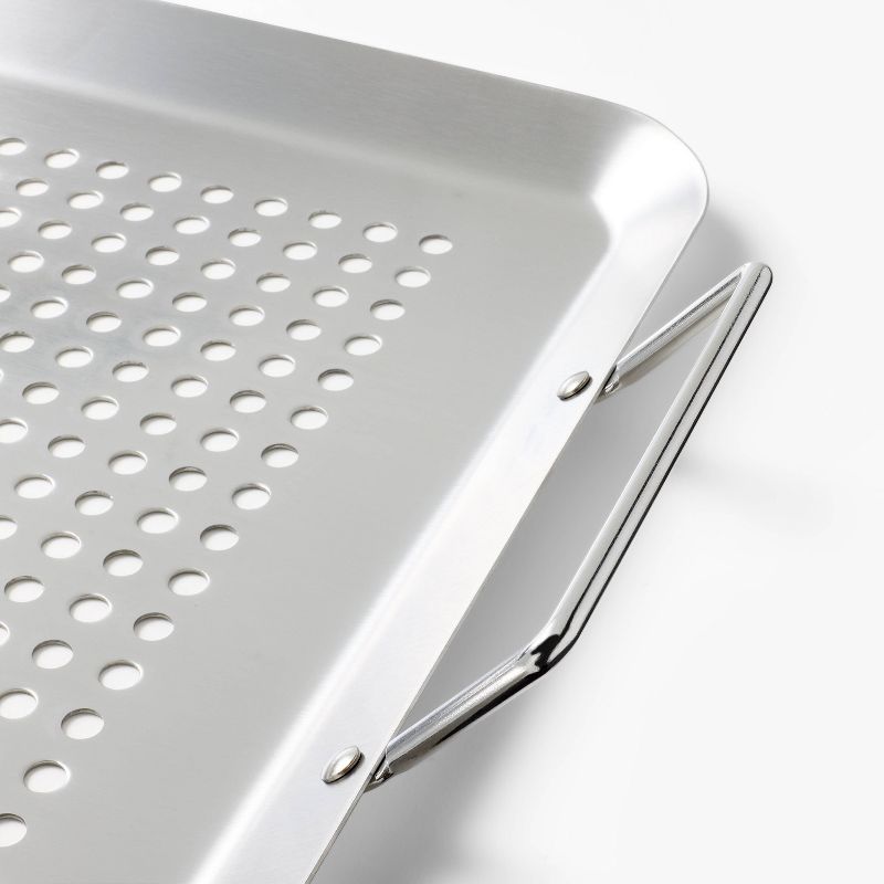 Stainless Steel Grill Basket Silver - Figmint&#8482;, 4 of 7
