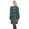 Women's Paisley Floral Embroidered Sweater Dress - 3 of 4