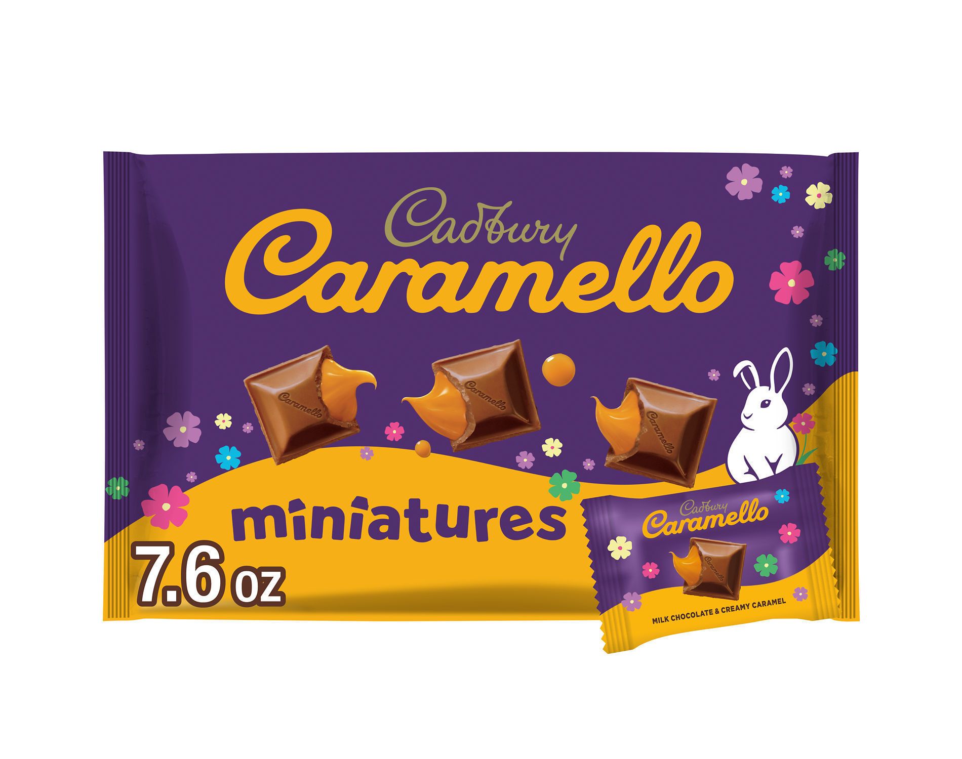 Cadbury Caramello Milk Chocolate Caramel Easter Candy Miniatures - 7.6oz