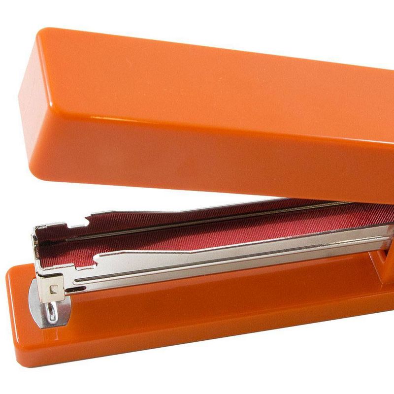 JAM Paper Modern Desk Stapler - Orange, 5 of 7
