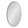 23"x32" Elmora Leaf Embossed Oval Wall Mirror Gold - Kate & Laurel All Things Decor - 4 of 4