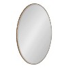 23"x32" Elmora Leaf Embossed Oval Wall Mirror Gold - Kate & Laurel All Things Decor - image 4 of 4