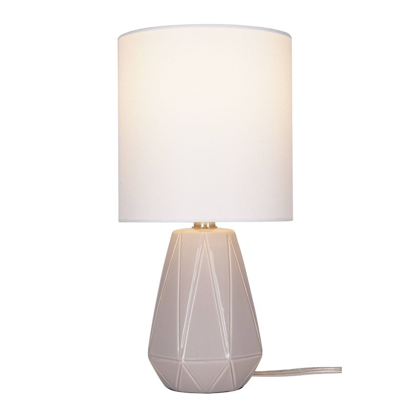Cresswell Lighting 17&#34; Ceramic Table Lamp White, 2 of 7