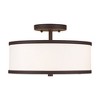 Livex Lighting Park Ridge 2 - Light Semi-Flush Mount in  Bronze - 3 of 4