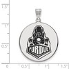 Black Bow Jewelry Sterling Silver Purdue Boilermakers NCAA Extra Large Pendant - 2 of 3