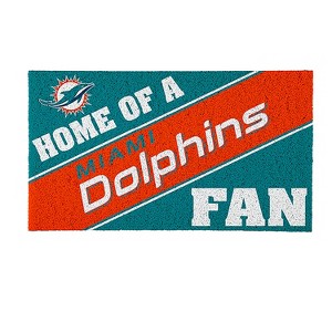 Evergreen Miami Dolphins, PVC Mat COLOR - 1 of 4
