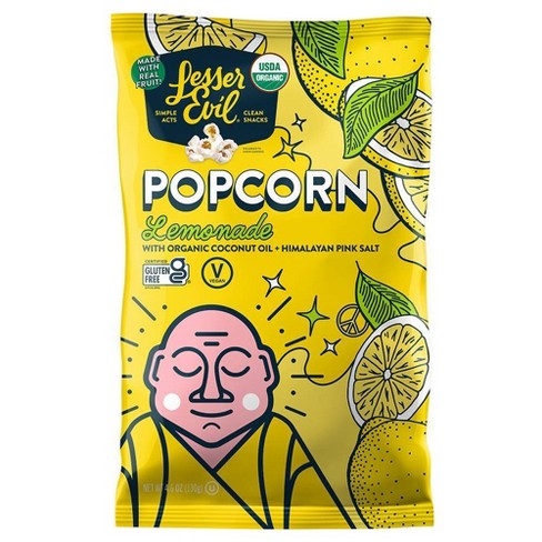 LesserEvil Organic Popcorn Lemonade - 4.6oz - image 1 of 4