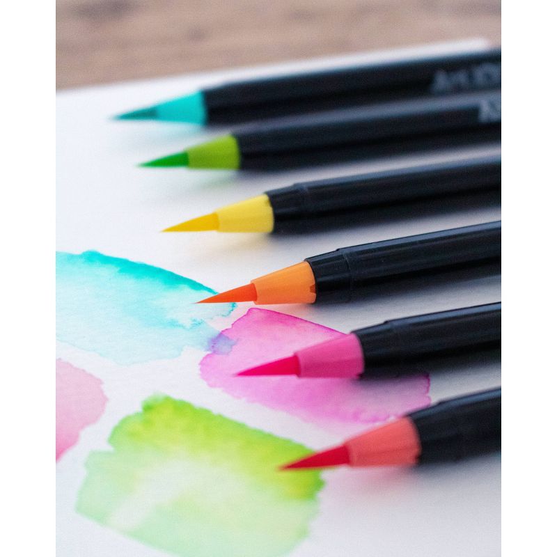 3pk 7+1 Watercolor Brush Pens - Art 101, 2 of 8