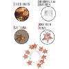 Perfect Holiday 10 LED String Light with Rose Gold Small Metal Star Battery Operated -Warm White - 3 of 4