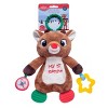 Rudolph the Red-Nosed Reindeer 10" Crib Activity Toy with Teether - Christmas - 2 of 3