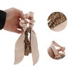 Unique Bargains Elegant Double-layer ribbon Scrunchies Hair Elastic Band 1 Pc - 2 of 4