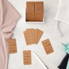 Juvale 1000-Pack Kraft Paper Clothing Tags for Boutique, 2.7x1.5 Blank Clothes Size Price Labels, Bulk Brown Merchandise Display Hang Tags, Wholesale - 2 of 4