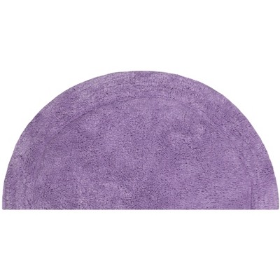 Waterford Collection Purple Cotton Tufted Bath Rug
