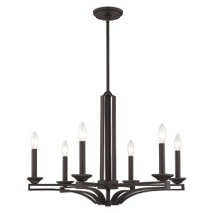 Livex Lighting Trumbull 6 - Light Chandelier in  Bronze - 1 of 2