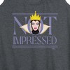 Women's - Disney Villains - Not Impressed Graphic Racerback Tank - 2 of 4