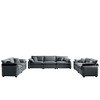 3-Piece Corduroy Fabric Modern Sofa Set with Two 2-Seaters and One 3-Seater, Large Deep Seat, Sofat Cushion and Pillows - 3 of 4