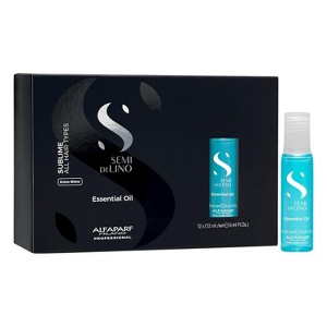 ALFAPARF MILANO Semi Di Lino Sublime Essential Hair Oil Treatment (12 Vials, 0.44 fl oz Each) Lightweight Hair Treatment for Glossy, Shiny Hair - 1 of 3