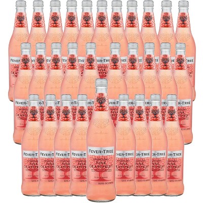 Fever Tree Pink Grapefruit - Premium Quality Mixer - Refreshing Beverage for Cocktails & Mocktails 500ml Bottles