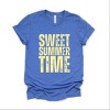 Simply Sage Market Sweet Summer Time Block Distressed Short Sleeve Tee - 2 of 4