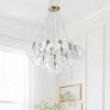 Dewdrop  Modern Luxury Style Sphere Pendant Chandelier 13 Light High Transparency Glass Iron Copper Finish ETL for Dining Room - 3 of 4