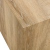 GlasFlength Coffee Tables, Chic and Versatile, Modern and Classic Designs for Every Home, Suitable for Living Room, Beige,12”*12”*19.6" - 3 of 4
