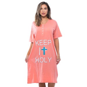 Just Love Short Sleeve Nightgown Sleep Dress for Women Sleepwear 4361-197-M - 1 of 3