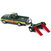1993 Ford F-150 Truck Green and Yellow "Mayflower" with Tow Dolly "Tow & Go" Series 1/64 Die Cast Model Car by Johnny Lightning - 2 of 4