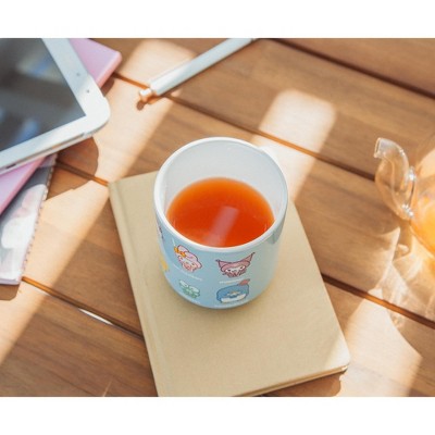 Hello Kitty and Friends Blue Ceramic Tea Cup, 9 Ounces