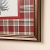 12"x12" Vintage Red Plaid Matte Tree Framed Wall Art - Hearth & Hand™ with Magnolia - 3 of 3