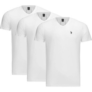 U.S. Polo Assn. Mens 3-Pack Cotton Short Sleeve V-Neck T-Shirts - 1 of 4