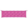 vidaXL Garden Bench Cushion Pink 78.7 in.x19.7 in.x2.8 in. Fabric - 4 of 4