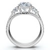Pompeii3 Certified 3.60Ct  Diamond Engagement Wedding Ring Set 14k Gold or Pt Lab Created - 2 of 4