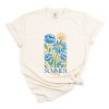 Simply Sage Market Summer Vibes Blue Flowers Garment Dyed Tee - 2 of 4