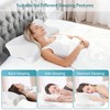 ChicFurnit Bed Pillows Supportive Memory Foam Pillow for Shoulder Ergonomic Neck Support Pillow for Bedroom, White, 25.98"*15.35"*5.12" - 2 of 4