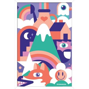 Trends International Ceroker - A Window To A Magical World Framed Wall Poster Prints - 1 of 4