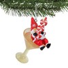 3.25 In Gnome Santa Martini Cherry Peppermint Tree Ornaments - 2 of 3