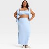 Women's Variegated Ribbed Pajama Skirt - Auden™ - 3 of 3
