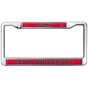 Lewis University Alumni Logo Full Size Standard License Plate Metal Frame - 1 of 4