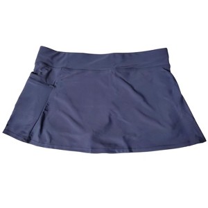 Heat Swimwear Womens Missy Side Zipper with Pockets, Navy - 1 of 2