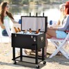 Vynxaria Bar Serving Carts, 68QT Portable Patio Cooler with Foosball Table Top, Rolling Drink Cart with Tray Shelf - 2 of 4