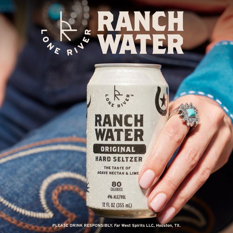 Lone River Ranch Water Hard Seltzer Variety Pack - 12pk/12 fl oz Cans, 6 of 11