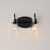 Maxim Lighting Ava 2 - Light Vanity in  Black - 3 of 4