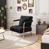 Yaheetech Oversized Velvet Accent Armchair for Living Room, Bedroom, Office - 2 of 4