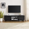 Modern Transitional 2 Door Storage TV Stand for TVs up to 65" - Saracina Home - 4 of 4