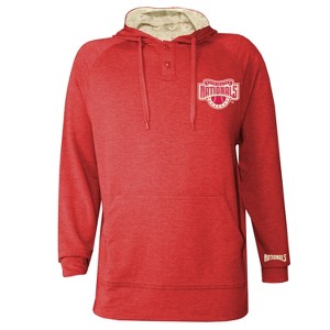 MLB Washington Nationals Men's Hooded Raglan Henley Jersey - 1 of 1