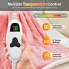 Inhand Wearable Heated Throw Blanket Shawl - 50"x60" Flannel Electric Robe Blanket Hoodie for Winter 5-Position Timer 10 Heating Levels - 4 of 4