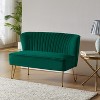 Ainhoa 45" Contemporary  Solid and Manufactured Wooden Frame Loveseat | ARTFUL LIVING DESIGN - 3 of 4