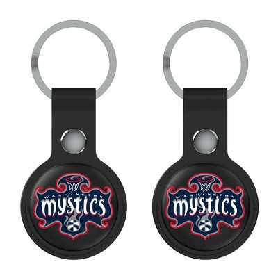 Keyscaper WNBA Insignia Black Airtag Holder 2-Pack